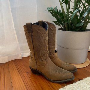 Leather Cowboy Boots 8m